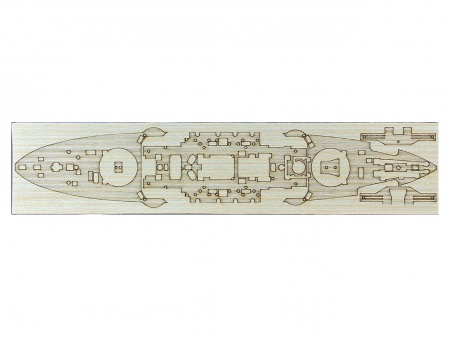 72160-Деревянная палуба для линкора MIKASA