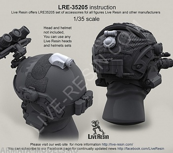 LRE35205 Набор фонарей для шлема — Стробоскоп Manta Strobe и фонарь VIP Light LRE35205 Набор фонарей для шлема — Стробоскоп Manta Strobe и фонарь VIP Light