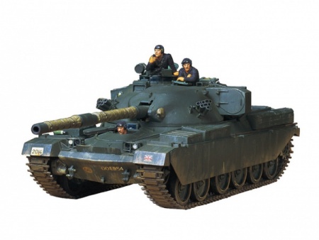 35068T Английский танк Chieftain Mk.5 1960г. с 120-мм пушкой и 3 фигурами Tamiya