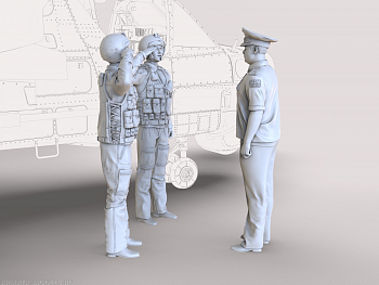 AM72616 Пилоты «После успешного задания» 3 фигуры