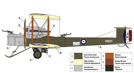 72034 Тяжелый бомбардировщик Вими ARK model