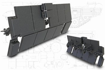 35267MIN Т-90М (обр 2023г) Комплект кормовой бронировки