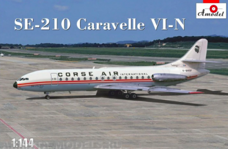 AM1479 Французский самолет Caravelle VI-N Amodel