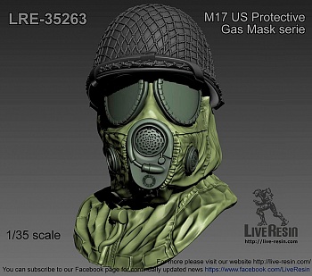 LRE35263 Противогаз M17 US. Вьетнамская война — война в Персидском заливе — современный период. LRE35263 Противогаз M17 US. Вьетнамская война — война в Персидском заливе — современный период.
