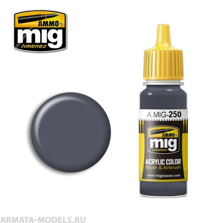 AMIG0250 Ammo Mig Акриловая краска NIGHT BLUE GREY 17мл