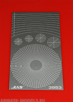 3853J Трафарет для вырезания кругов 3853J Трафарет для вырезания кругов