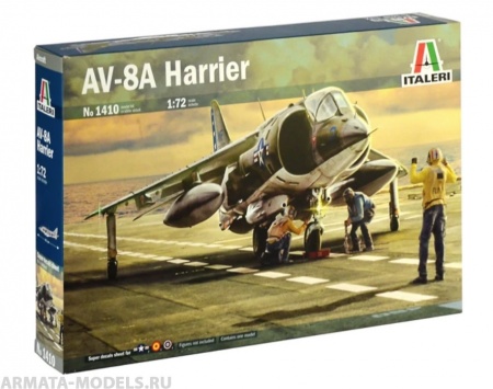 1410ИТ Самолет AV-8A HARRIER Italeri