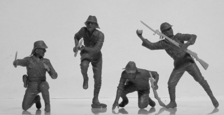 35568 Фигуры Японская Пехота 1942-1945гг ICM 35568 Фигуры Японская Пехота 1942-1945гг ICM