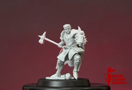 BCK-WG-024 Паладин | Игровая миниатюра 32 мм Blood Carrot Knights