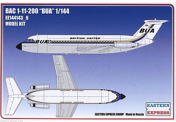 ЕЕ144143_6 Авиалайнер BAC 1-11-200 BUA