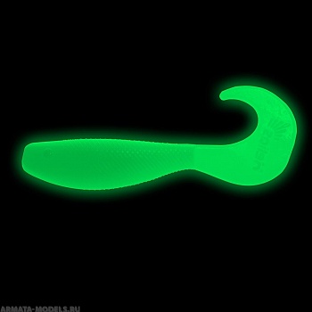 Твистер несъедоб. Hybrid 3,15''/8,0 см Phosphorus 100шт. (HS-14-041-N) Helios( цена указана за упаковку, в количестве 100шт.)