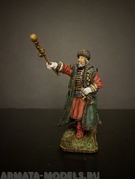 153ТБ ВИМ, пеший стрелец  - стрелецкий голова (полковник), 54 мм