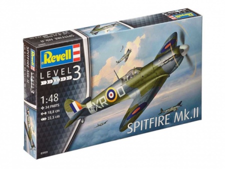 03959 Самолет Истребитель Spitfire Mk.II, ВВС Великобритании Revell 03959 Самолет Истребитель Spitfire Mk.II, ВВС Великобритании Revell