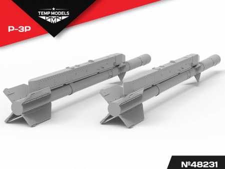 48231 УПРАВЛЯЕМАЯ РАКЕТА  Р-3Р 1/48