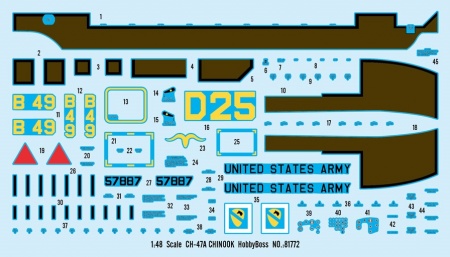 81772HB CH-47A CHINOOK Hobby Boss