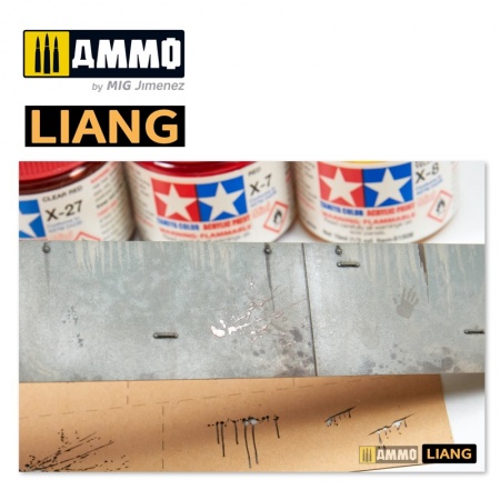 LIANG-0005 Набор трафаретов Splashes Blood Effects Airbrush Stencils