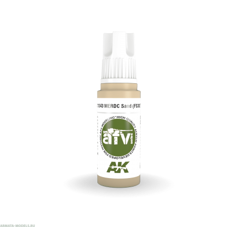 AK11343 Краска акриловая 3Gen MERDC Sand (FS30277)