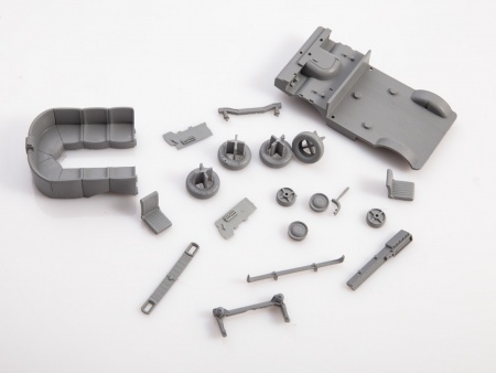 1527AVD Сборная модель Электромобиль РАФ-2204 AVD Models