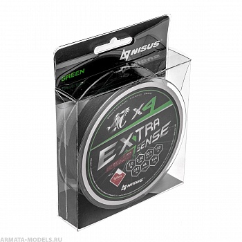 Шнур Extrasense X4 PE Green 150m 3/46LB 0.30mm (N-ES-X4-3/46LB) NISUS Шнур Extrasense X4 PE Green 150m 3/46LB 0.30mm (N-ES-X4-3/46LB) NISUS