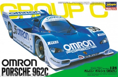 20280 Автомобиль Omron Porsche 962C (Hasegawa) 1/24 Hasegawa