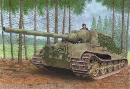 7563Д 1/72 САМОХОДКА  JAGDTIGER ХЕНШЕЛЬ Dragon