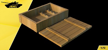AM72657 Миниатюра Ящик снарядный 76-мм