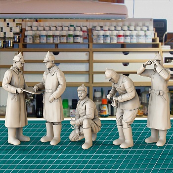 AM35829 Миниатюра Расчет финская кампания 5 фигур