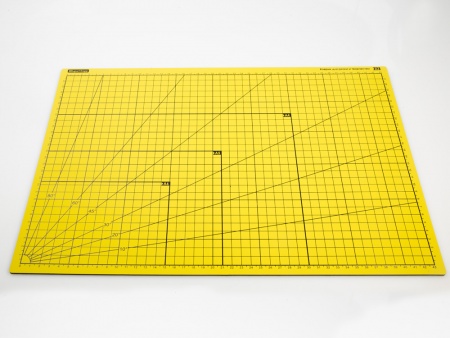 100122RK Коврик для резки Лето желтый А3, 3 слоя