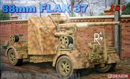 6287 Немецкое 88-мм зенитное орудие FLAK 37 Dragon 6287 Немецкое 88-мм зенитное орудие FLAK 37 Dragon