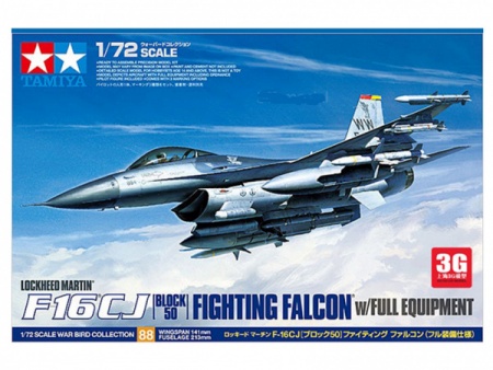 60788T F-16 CJ Fighting Falcon w/Full Equipment Tamiya