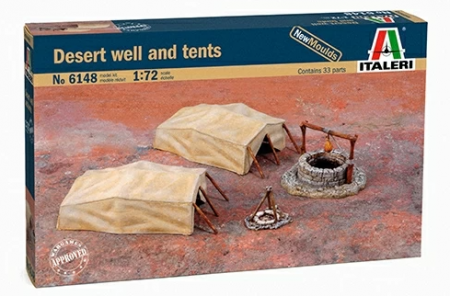 6148ИТ Колодец в пустыне и палатки Italeri