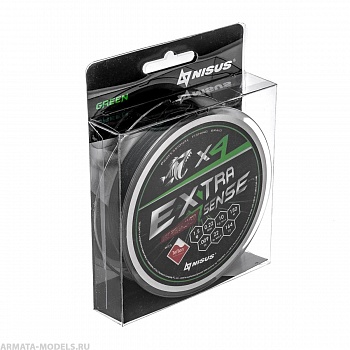 Шнур Extrasense X4 PE Green 150m  1.5/22LB 0.22mm (N-ES-X4-1.5/22LB) NISUS Шнур Extrasense X4 PE Green 150m  1.5/22LB 0.22mm (N-ES-X4-1.5/22LB) NISUS
