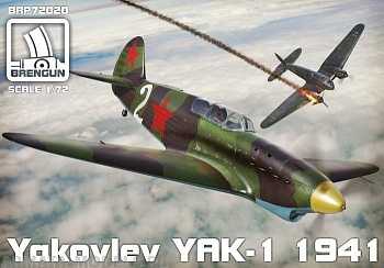 BRP72020 Самолет Yak-1 (mod. 1941)