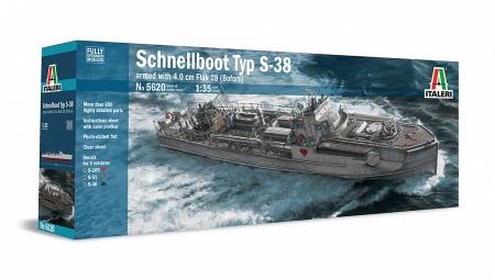 5620ИТ КАТЕР SCHNELLBOOT TYP S-38 Italeri
