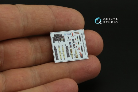 QD72074 3D Декаль интерьера кабины Me-262A (Revell)