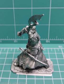 4164ТБ ВИМ, пеший раненый стрелец, замахивающийся бердышом, 54 мм 4164ТБ ВИМ, пеший раненый стрелец, замахивающийся бердышом, 54 мм