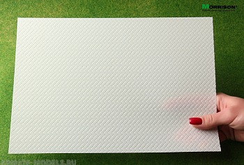 041to020 Объёмная текстура брусчатки ёлочка М1:35. (Лист А4- 19см.х28см.)