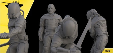 AM35932 Набор фигурок DUNE Сардаукары 4 шт Arma Models