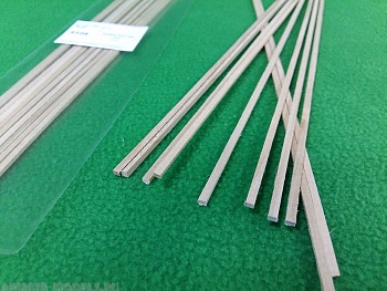 5108SV рейки 2х3 - длина 300 мм - липа - 10 шт