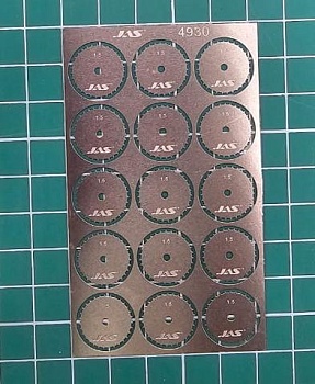 4930J Диск для ревитера d 15 мм, шаг 1.5 мм, 15 шт.