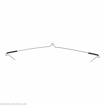 Коромысло среднее с застежкой (кембрик) (HS-KSZ-K) Helios( цена указана за упаковку, в количестве 10шт.)