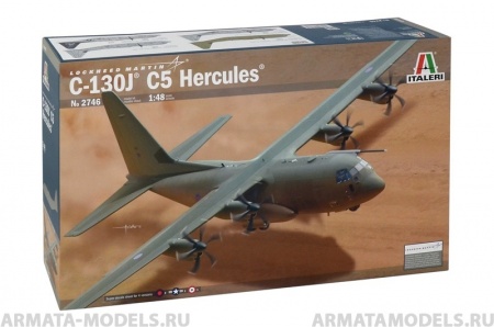 2746ИТ Самолет С-130J C5 Hercules Italeri