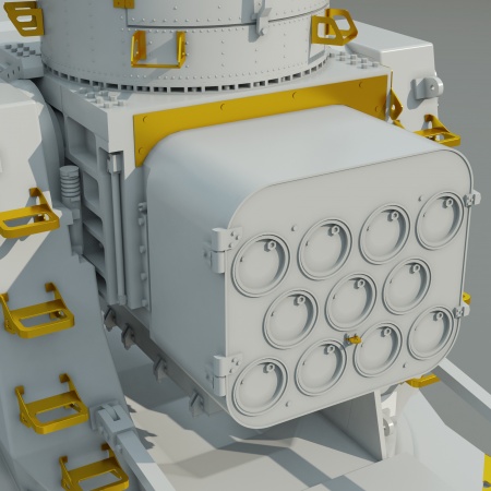 35004RPG Зенитная система ВМС США SeaRAM US Navy SEARAM close-in weapon system RPG Model