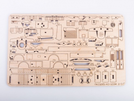 12104BAUMI Сборная модель Автобус ПАЗ-3205 Baumi