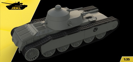 AM35938 Советский средний танк Гротте ТГ-1 Arma Models