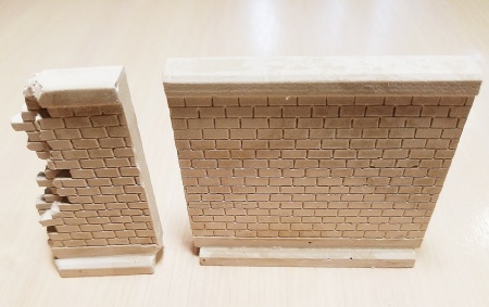 АМ02AB Секция кирпичной ограды 2шт.