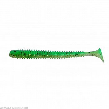 Виброхвост Liny Catcher 2,35"/6 см Green Peas 12шт. (HS-5-051) Helios