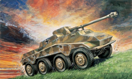 7047ИТ Бронетранспортер Sd.Kfz.234/4 Italeri