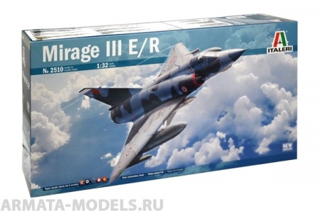 2510ИТ Истребитель DASSAULT MIRAGE III E/R Italeri