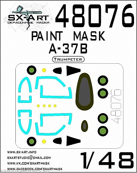 48076SX Окрасочная маска A-37B Dragonfly (Trumpeter) 48076SX Окрасочная маска A-37B Dragonfly (Trumpeter)